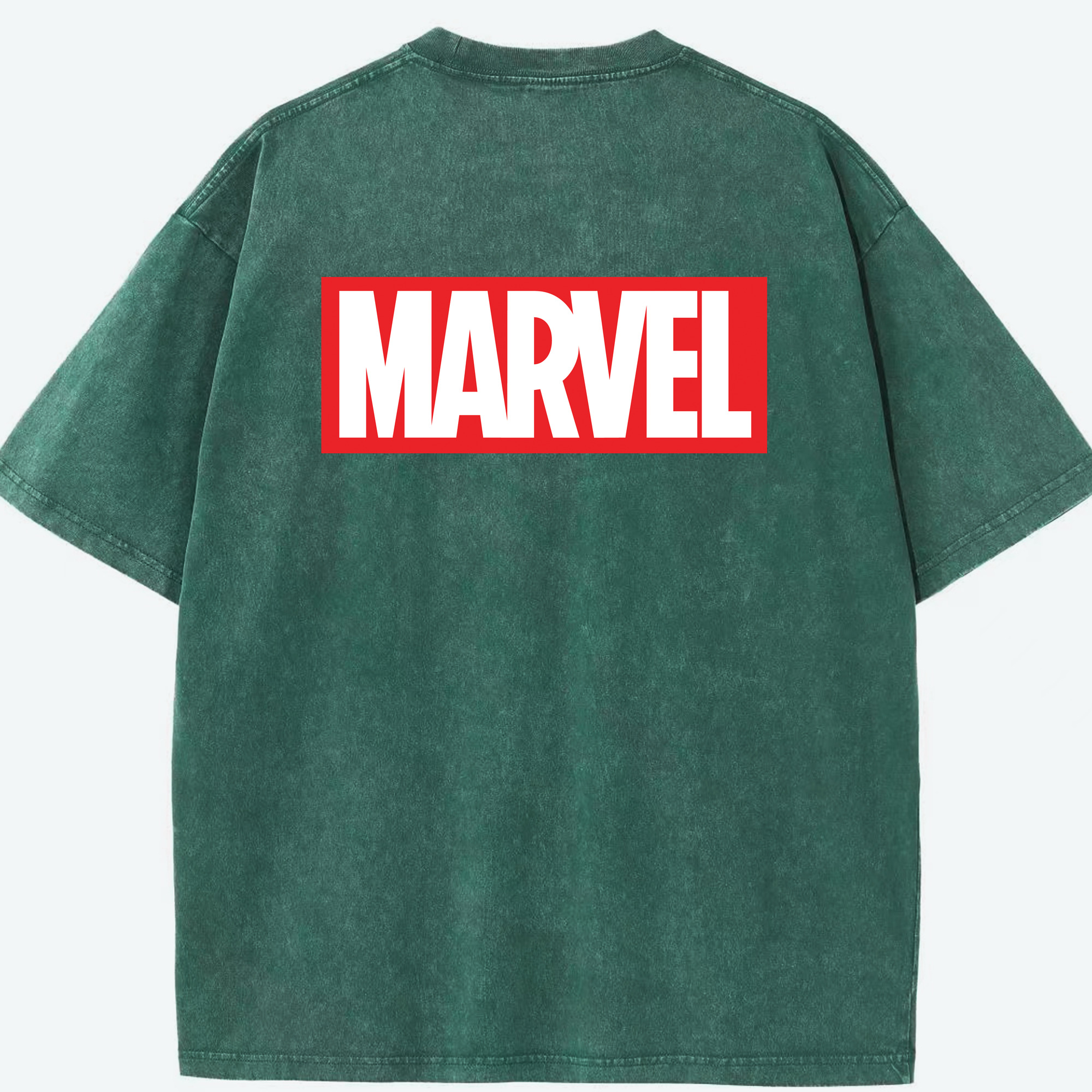 （画像用） アベンジャーズ The Avengers 綿100% ヴィンテージ風 半袖Tシャツ（背面プリント）